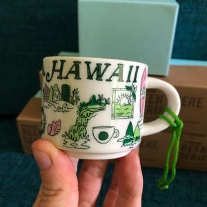 NEW Starbucks Been There HAWAII Ornament 2 oz. Mug